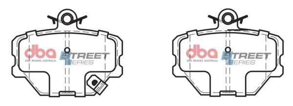 DBA Brake Pads Street Series Ceramic — Front Axle for Smart City-Cabrio / City-Coupe – DB2030SS — brake part photo DBA Brake Pads Street Series Ceramic — Front Axle for Smart City-Cabrio / City-Coupe – DB2030SS — brake part photo