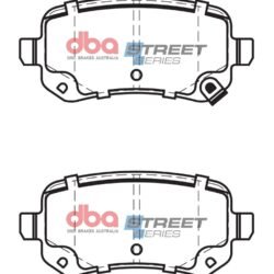DBA Brake Pads Street Series Ceramic — Rear Axle for Chrysler Grand Voyager / Dodge Journey – DB2152SS — brake part photo