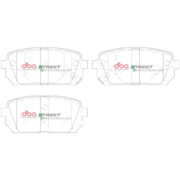 DBA Brake Pads Street Performance — Rear Axle for Kia Carens – DB2175SP — brake part photo DBA Brake Pads Street Performance — Rear Axle for Kia Carens – DB2175SP — brake part photo