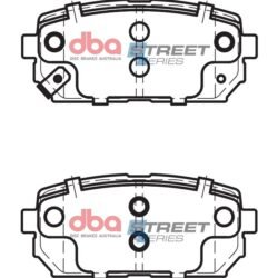 DBA Brake Pads Street Series Ceramic — Rear Axle for Kia Carens – DB2175SS — brake part photo