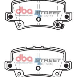 DBA Brake Pads Street Series Ceramic — Rear Axle for Honda Civic (8th Gen) FN2 – DB2177SS — brake part photo