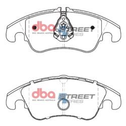 DBA Brake Pads Street Series Ceramic — Front Axle for Audi A4 Allroad quattro / A4 B8 – DB2186SS — brake part photo