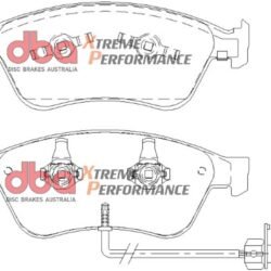 DBA Brake Pads Xtreme Performance — Front Axle for Audi A8 quattro D3/4E / S6 C6 – DB2202XP — brake part photo