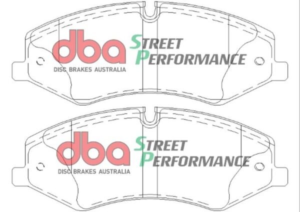DBA Brake Pads Street Performance — Front Axle for Land Rover Defender 110 L663 / Rover Defender 90 L663 – DB2203SP — brake part photo