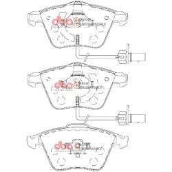 DBA Brake Pads Xtreme Performance — Front Axle for Audi A6 C5/4B / A6 quattro Avant C5/4B – DB2210XP — brake part photo