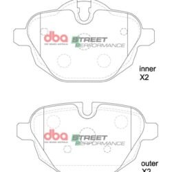 DBA Brake Pads Street Performance — Rear Axle for BMW 5 Series (F10) 518 / 5 Series (F10) 520 – DB2225SP 2 DBA Brake Pads Street Performance — Rear Axle for BMW 5 Series (F10) 518 / 5 Series (F10) 520 – DB2225SP DBA Brake Pads Street Performance — Rear Axle for BMW 5 Series (F10) 518 / 5 Series (F10) 520 – DB2225SP — brake part photo