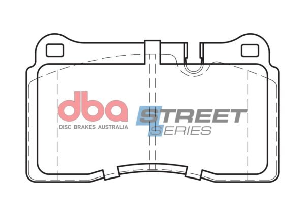 DBA Brake Pads Street Series Semi-metallic — Front Axle for Ac MK VI / Aston Martin DB9 – DB2228SS — brake part photo