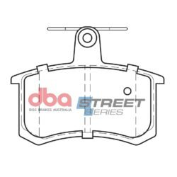 DBA Brake Pads Street Series Ceramic — Rear Axle for Alfa Romeo 164 / Romeo 33 – DB222SS — brake part photo