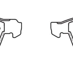 DBA Brake Pads Street Series Ceramic — Front Axle for Ford Galaxy (Mk2) / Mondeo Estate (Mk4) – DB2236SS — brake part photo