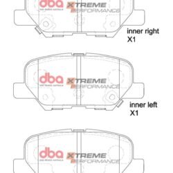 DBA Brake Pads Xtreme Performance — Rear Axle for Citroen C4 Aircross / Mazda 6 GJ – DB2294XP — brake part photo