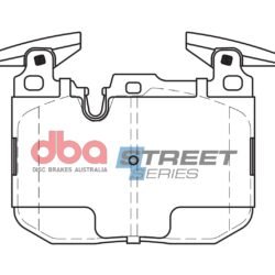 DBA Brake Pads Street Series Ceramic — Front Axle for BMW 1 Series (F20) M135 / 1 Series (F20) M140 – DB2299SS — brake part photo