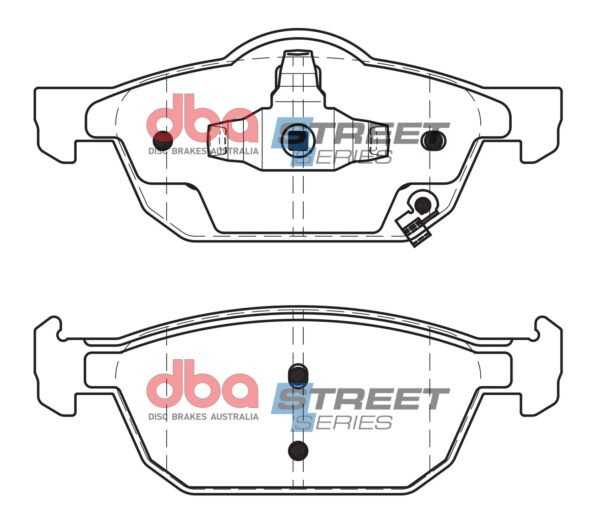 DBA Brake Pads Street Series Ceramic — Front Axle for Honda Civic (10th Gen) / Civic (9th Gen) FK – DB2308SS — brake part photo