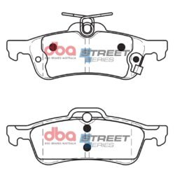 DBA Brake Pads Street Series Ceramic — Rear Axle for Honda Civic (9th Gen) FK / Civic (9th Gen) FK2 – DB2309SS — brake part photo