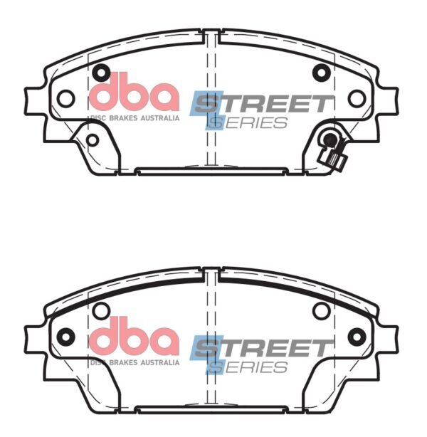 DBA Brake Pads Street Series Ceramic — Front Axle for Mazda 3 BM / 3 BN – DB2330SS — brake part photo DBA Brake Pads Street Series Ceramic — Front Axle for Mazda 3 BM / 3 BN – DB2330SS — brake part photo