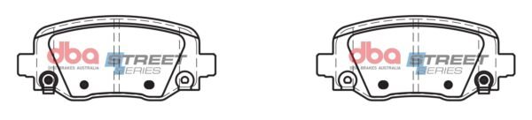 DBA Brake Pads Street Series Ceramic — Rear Axle for Jeep Cherokee – DB2338SS — brake part photo DBA Brake Pads Street Series Ceramic — Rear Axle for Jeep Cherokee – DB2338SS — brake part photo