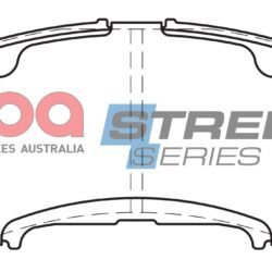 DBA Brake Pads Street Series Ceramic — Front Axle for Nissan Qashqai (J11) / X-Trail – DB2345SS — brake part photo