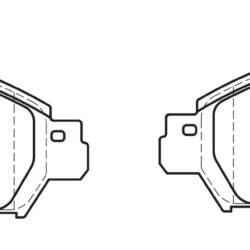 DBA Brake Pads Street Series Ceramic — Front Axle for Nissan Leaf / NP300 Navara D23 – DB2374SS — brake part photo