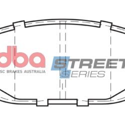 DBA Brake Pads Street Series Ceramic — Front Axle for Isuzu Gemini / Mazda 323 – DB241SS 2 DBA Brake Pads Street Series Ceramic — Front Axle for Isuzu Gemini / Mazda 323 – DB241SS DBA Brake Pads Street Series Ceramic — Front Axle for Isuzu Gemini / Mazda 323 – DB241SS — brake part photo