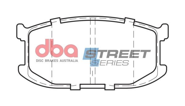 DBA Brake Pads Street Series Ceramic — Front Axle for Isuzu Gemini / Mazda 323 – DB241SS — brake part photo DBA Brake Pads Street Series Ceramic — Front Axle for Isuzu Gemini / Mazda 323 – DB241SS — brake part photo