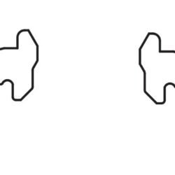 DBA Brake Pads Street Series Ceramic — Rear Axle for BMW 3 Series (E30) 316 / 3 Series (E30) 318 – DB296SS — brake part photo