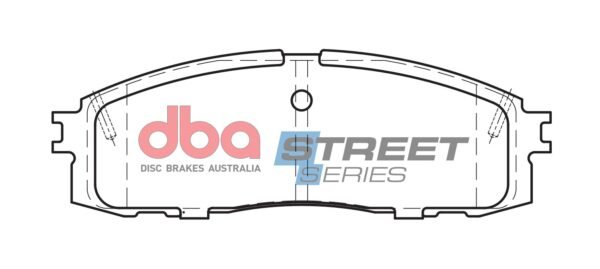 DBA Brake Pads Street Series Ceramic — Rear Axle for Lexus GS300 / Toyota Cressida MX72 – DB413SS — brake part photo