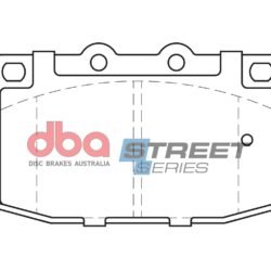 DBA Brake Pads Street Series Ceramic — Front Axle for Mazda RX7 / RX7 FC – DB416SS — brake part photo