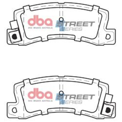 DBA Brake Pads Street Series Ceramic — Rear Axle for Toyota Corolla AE102 / Corolla AE111 – DB422SS — brake part photo