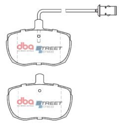DBA Brake Pads Street Series Ceramic — Front Axle for Fiat Daily / Iveco Daily (82-90) – DB885SS — brake part photo