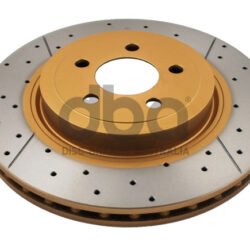 DBA Street Series - X-GOLD Brake Discs — Front Axle for Chrysler 300C / Dodge Challenger – DBA2438X — brake part photo