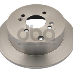 DBA Street Series - plain Brake Discs — Rear Axle for Hyundai Accent / Getz – DBA2453 — brake part photo