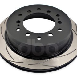 DBA Brake Kit - Street Series T2 Slotted & Street Performance Brake Pads (2x DBA2737S + DB1200SP) — Rear Axle for Toyota FJ Cruiser – DBA2737S-1200SP 9 DBA Brake Kit - Street Series T2 Slotted & Street Performance Brake Pads (2x DBA2737S + DB1200SP) — Rear Axle for Toyota FJ Cruiser – DBA2737S-1200SP DBA Street Series - T2 Brake Discs — Rear Axle for Toyota FJ Cruiser / Fortuner AN150/160 – DBA2737S — brake part photo