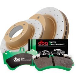 DBA Brake Kit - Street Series X-GOLD & Street Performance Brake Pads (2x DBA2060X + DB1841SP) — Front Axle for Isuzu D-MAX – DBA2060X-1841SP — brake part photo