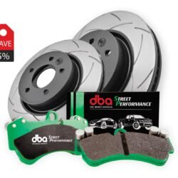 DBA Brake Kit - Street Series T2 Slotted & Street Performance Brake Pads (2x DBA2060S + DB1841SP) — Front Axle for Isuzu D-MAX – DBA2060S-1841SP — brake part photo