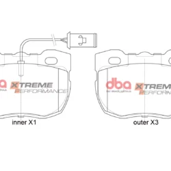DBA Brake Pads Xtreme Performance — Front for Land Rover Defender 90 / Rover Discovery 1 – DB1176XP 2 DBA Brake Pads Xtreme Performance — Front for Land Rover Defender 90 / Rover Discovery 1 – DB1176XP DBA Brake Pads Xtreme Performance — Front for Land Rover Defender 90 / Rover Discovery 1 – DB1176XP — brake part photo
