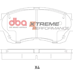 DBA Brake Pads Xtreme Performance — Front for Toyota Altezza SXE10 – DB1209XP 2 DBA Brake Pads Xtreme Performance — Front for Toyota Altezza SXE10 – DB1209XP DBA Brake Pads Xtreme Performance — Front for Toyota Altezza SXE10 – DB1209XP — brake part photo