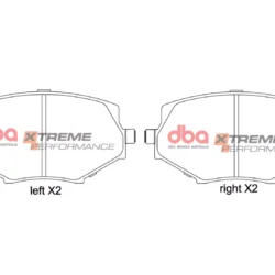 DBA Brake Pads Xtreme Performance — Front Axle for Mazda MX5 (Mk1) (NA) / MX5 (Mk2) (NB) – DB1282XP 2 DBA Brake Pads Xtreme Performance — Front Axle for Mazda MX5 (Mk1) (NA) / MX5 (Mk2) (NB) – DB1282XP DBA Brake Pads Xtreme Performance — Front Axle for Mazda MX5 (Mk1) (NA) / MX5 (Mk2) (NB) – DB1282XP — brake part photo