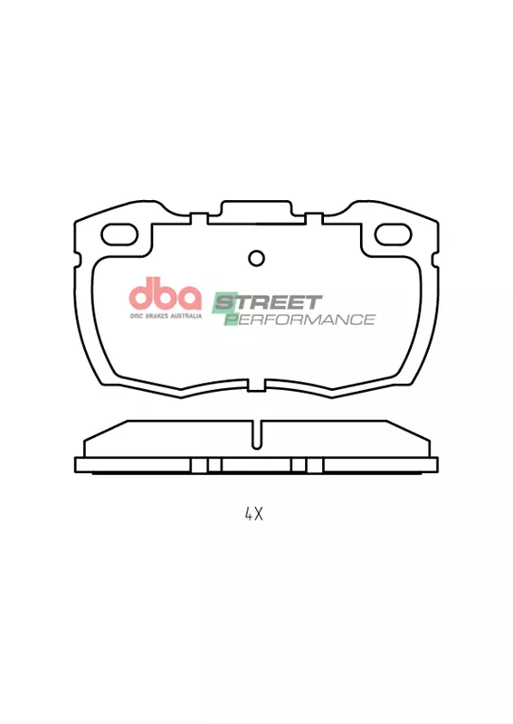 DBA Brake Pads Street Performance — Front for Land Rover 110/130 / Rover Defender 110/130 – DB1305SP — brake part photo DBA Brake Pads Street Performance — Front for Land Rover 110/130 / Rover Defender 110/130 – DB1305SP — brake part photo