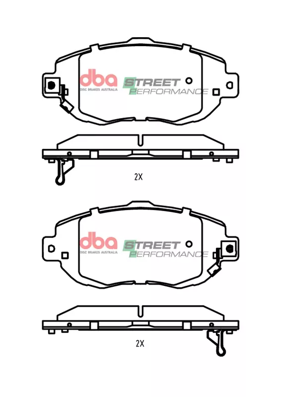 DBA Brake Pads Street Performance — Front for Lexus Aristo / GS300 – DB1395SP — brake part photo DBA Brake Pads Street Performance — Front for Lexus Aristo / GS300 – DB1395SP — brake part photo