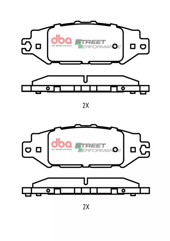 DBA Brake Pads Street Performance — Rear for Lexus Aristo / GS300 – DB1420SP — brake part photo DBA Brake Pads Street Performance — Rear for Lexus Aristo / GS300 – DB1420SP — brake part photo
