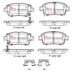 DBA Brake Pads Xtreme Performance — Front for Toyota Celica ZZT230 / MR2 (Mk3) – DB1422XP 2 DBA Brake Pads Xtreme Performance — Front for Toyota Celica ZZT230 / MR2 (Mk3) – DB1422XP DBA Brake Pads Xtreme Performance — Front for Toyota Celica ZZT230 / MR2 (Mk3) – DB1422XP — brake part photo