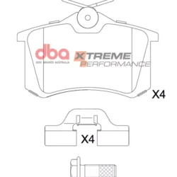 DBA Brake Pads Xtreme Performance — Rear for Audi A1 8X / A1 GB – DB1449XP 2 DBA Brake Pads Xtreme Performance — Rear for Audi A1 8X / A1 GB – DB1449XP DBA Brake Pads Xtreme Performance — Rear for Audi A1 8X / A1 GB – DB1449XP — brake part photo