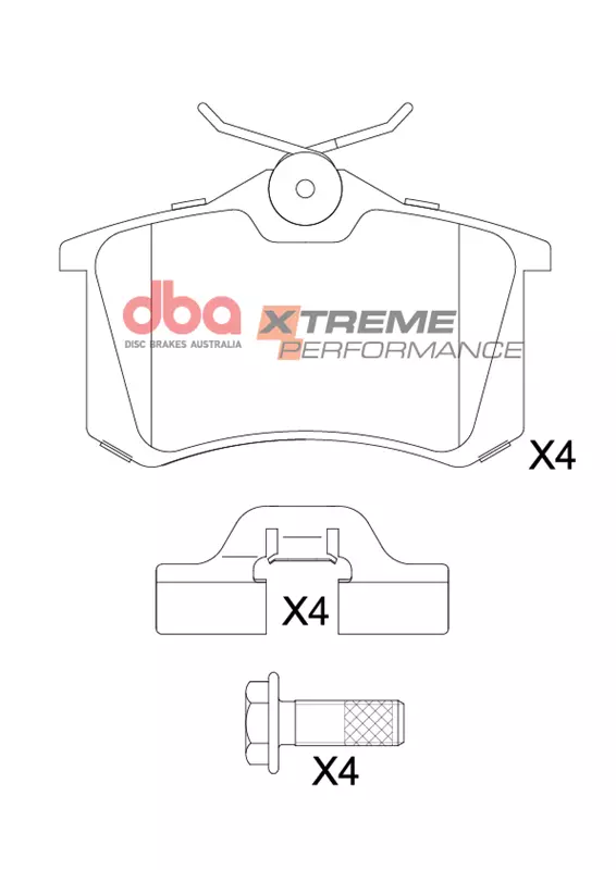 DBA Brake Pads Xtreme Performance — Rear for Audi A1 8X / A1 GB – DB1449XP — brake part photo DBA Brake Pads Xtreme Performance — Rear for Audi A1 8X / A1 GB – DB1449XP — brake part photo