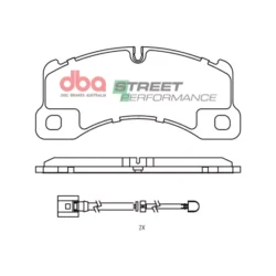 DBA Brake Pads Street Performance — Front Axle for Porsche Cayenne (92A) / Cayenne (9PA) – DB15102SP — brake part photo