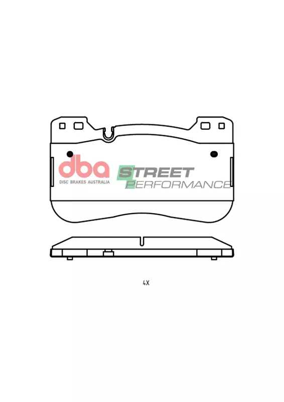 DBA Brake Pads Street Performance — Front Axle for BMW M2 (G87) / M3 (G80) – DB15302SP — brake part photo DBA Brake Pads Street Performance — Front Axle for BMW M2 (G87) / M3 (G80) – DB15302SP — brake part photo