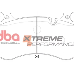 DBA Brake Pads Xtreme Performance — Front Axle for BMW M2 (G87) / M3 (G80) – DB15302XP 2 DBA Brake Pads Xtreme Performance — Front Axle for BMW M2 (G87) / M3 (G80) – DB15302XP DBA Brake Pads Xtreme Performance — Front Axle for BMW M2 (G87) / M3 (G80) – DB15302XP — brake part photo
