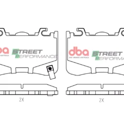DBA Brake Pads Street Performance — Rear Axle for Ford Mustang (7th Generation) – DB15336SP — brake part photo