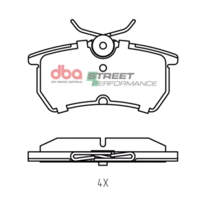 DBA Brake Pads Street Performance — Rear for Ford Fiesta (Mk6) / Fiesta (Mk7) – DB1759SP — brake part photo