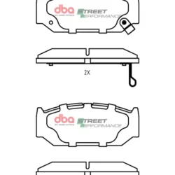 DBA Brake Pads Street Performance — Front for Suzuki Swift – DB1818SP — brake part photo
