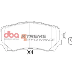 DBA Brake Pads Xtreme Performance — Front Axle for Mazda 6 GJ / 6 GL – DB2293XP — brake part photo