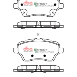 DBA Brake Pads Street Performance — Front Axle for Ford B-Max / Fiesta (Mk7) – DB2382SP — brake part photo